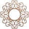 Ekena Millwork Reims Wood Fretwork Pierced Ceiling Medallion, Wood (Paint Grade), 32"OD x 12 1/4"ID x 3/8"T CMWP32X32X0375REMF - alternate 1